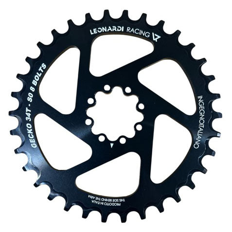 S0 8-bolt Direct Mount Ring, 34T - Black