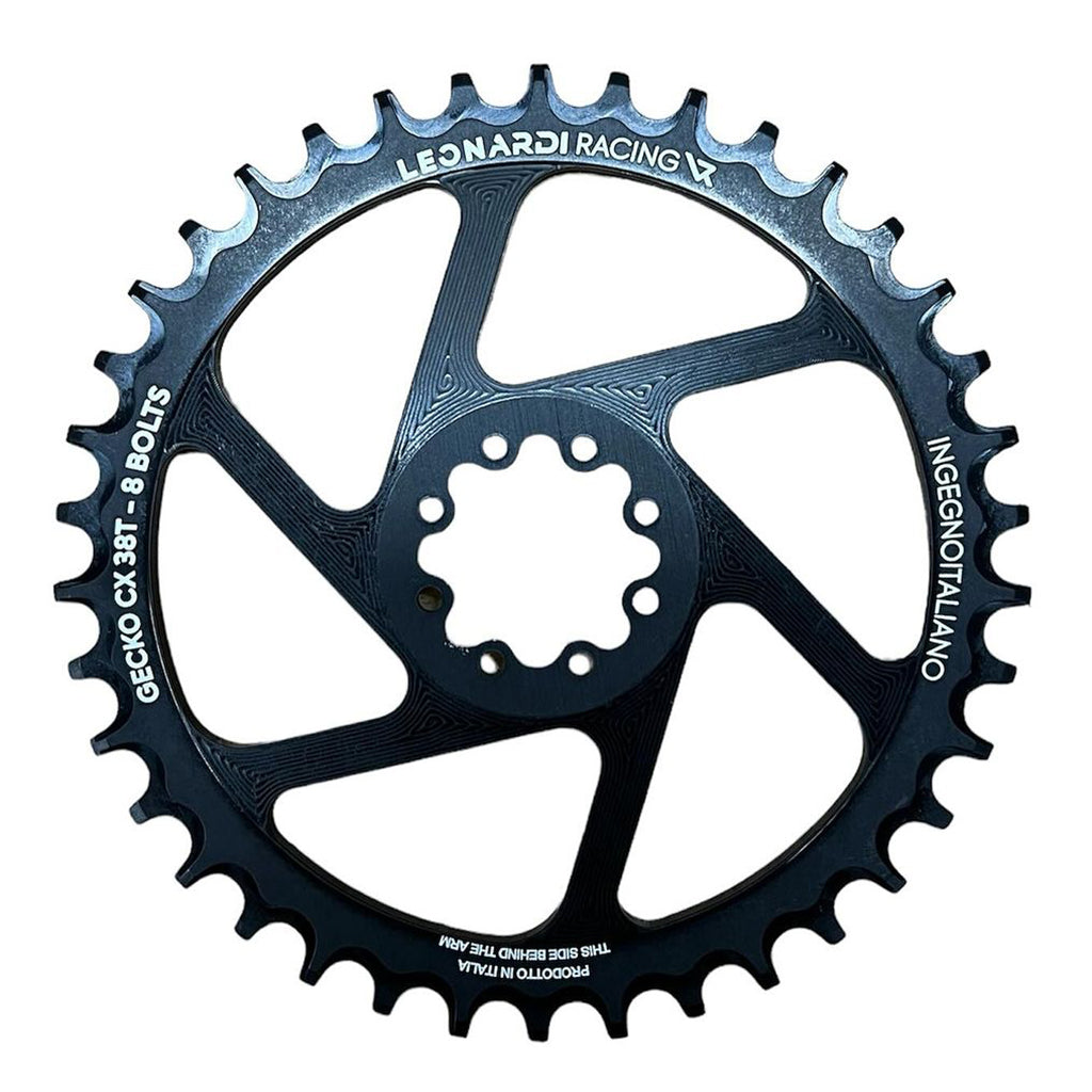 Gecko CX and Gravel SRAM 8-Bolt, 38t - Black