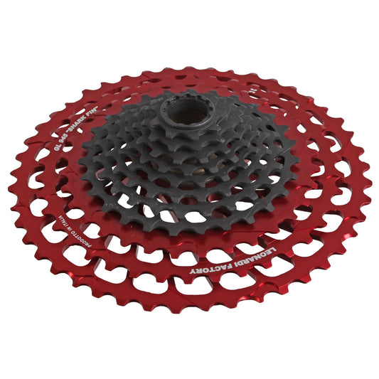 Leonardi General Lee 11sp Cassette 9-45t - Black/Red