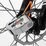 ROCKBROS Motorcycle Disc Lock Alarm Anti-theft 110db Waterproof Alloy Steel 6MM Electric device Scooter Helmet Bicycle Cable Lock