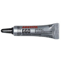 660 Quick-Metal Gap Filler, Silver, 6ml