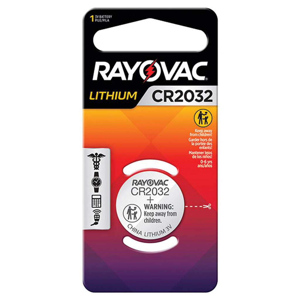 Rayovac CR2032 Battery, Each