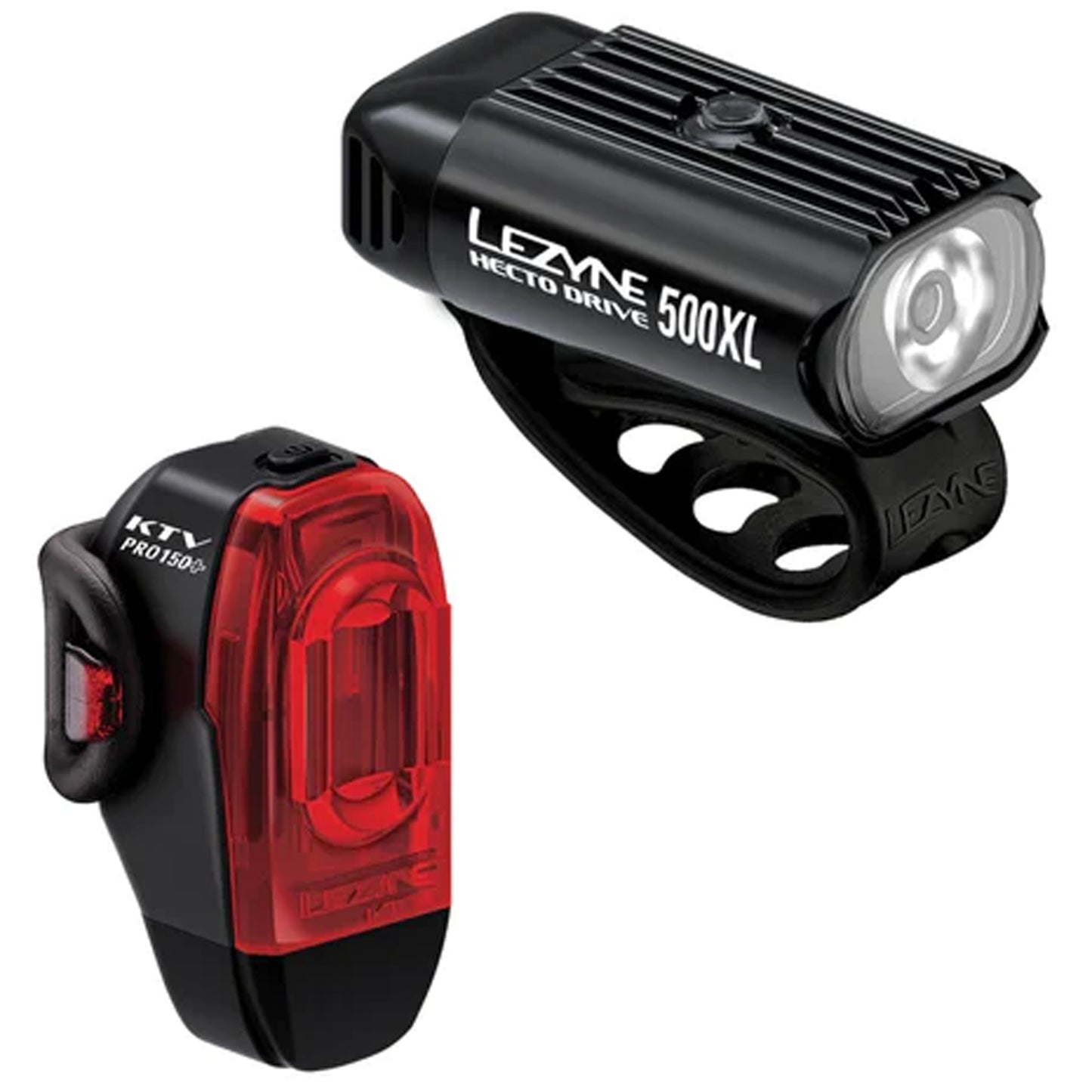 Lezyne Hecto Drive 500XL and KTV Drive Pro Light Pair