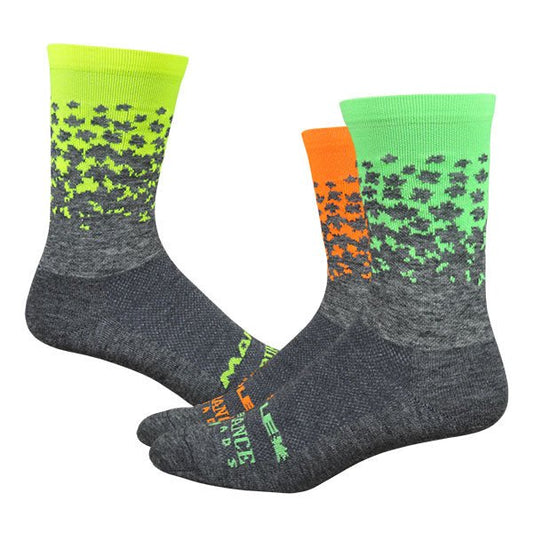 Maple LOTW Race Wool 6" Sock - Neons