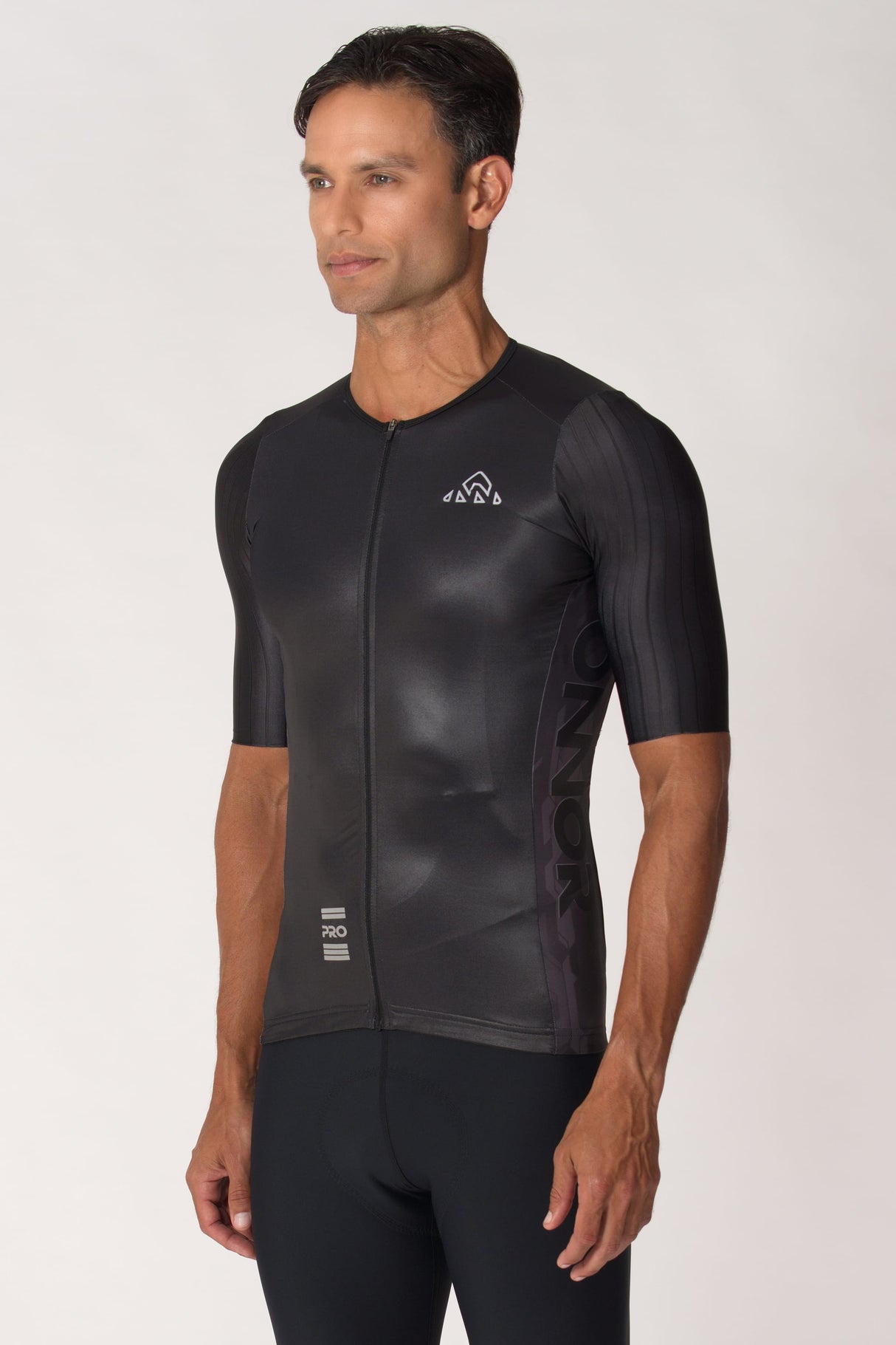 Men's Xenon X1 Black Pro Cycling Jersey
