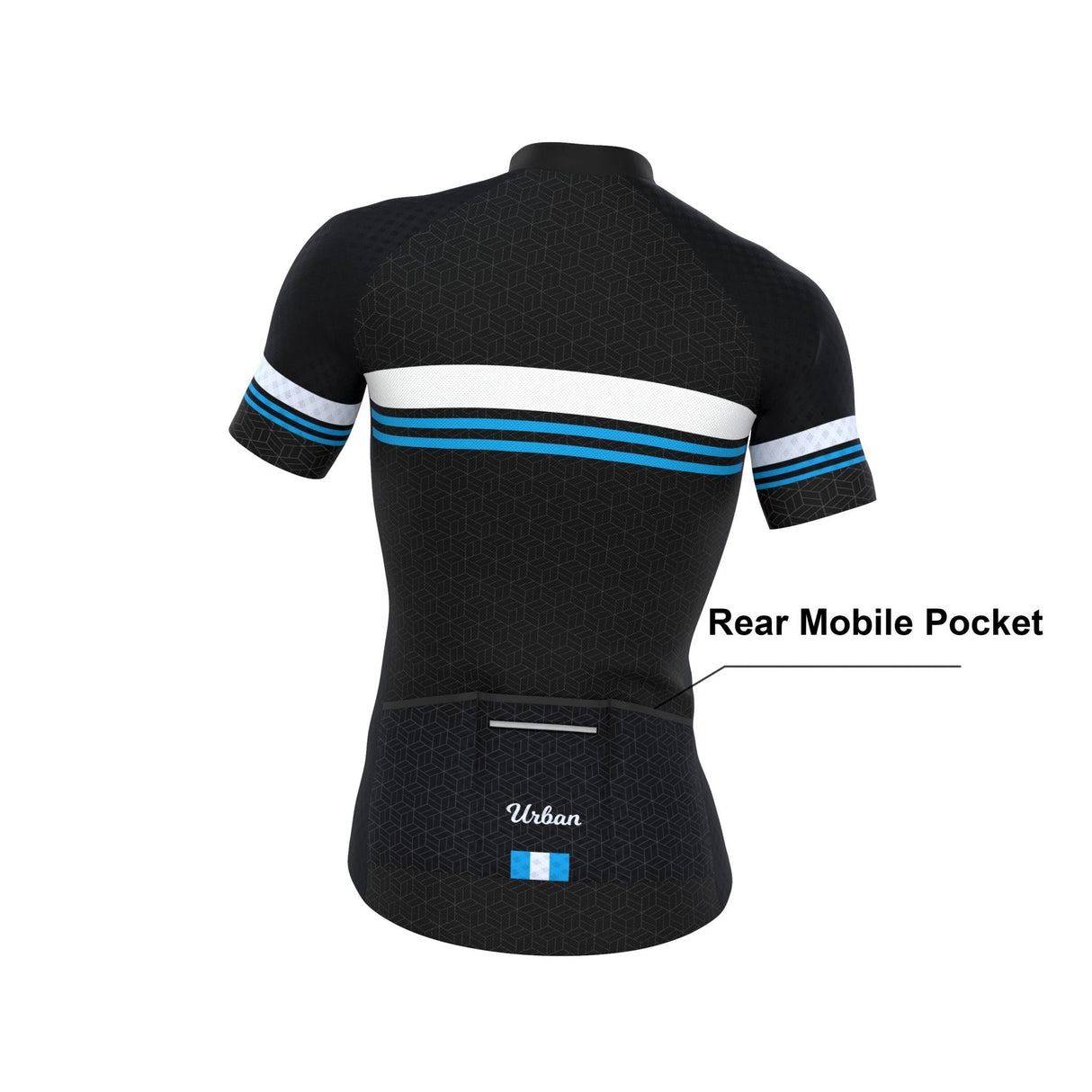 Men's Classic Black Short Sleeve Jerseys / Bib Shorts