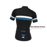 Men's Classic Black Short Sleeve Jerseys / Bib Shorts