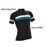 Men's Classic Black Short Sleeve Jerseys / Bib Shorts