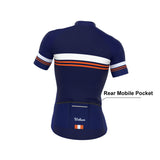Men's Classic Blue Short Sleeve Jerseys / Bib Shorts