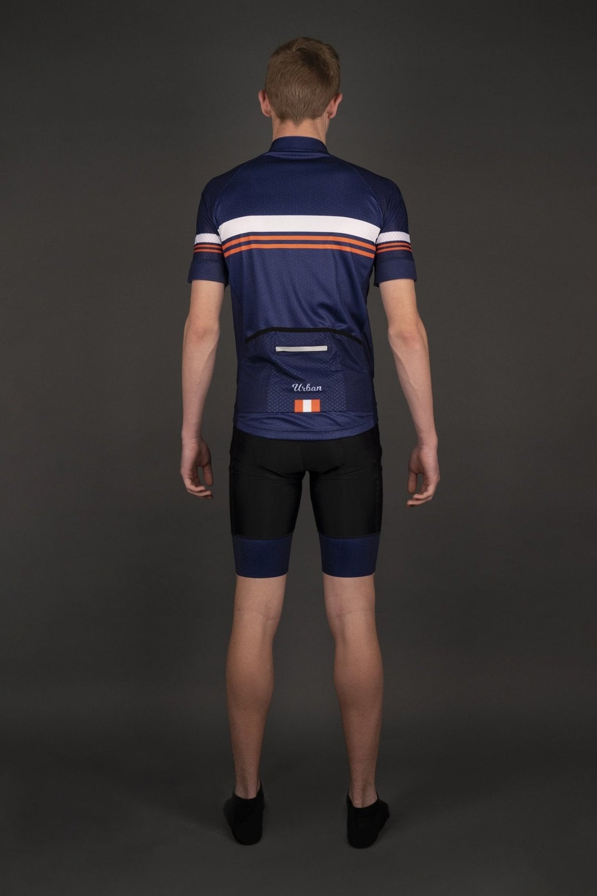 Men's Classic Blue Short Sleeve Jerseys / Bib Shorts