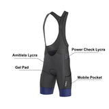 Men's Classic Blue Short Sleeve Jerseys / Bib Shorts