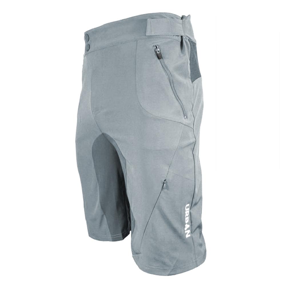 Men's Gravel Grinder Cyclocross / MTB Shorts - Flex Soft Shell Shorts with Zip Pockets and Vents