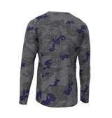 Men's Long Sleeve Camo MTB Mountain Bike Cycling Jersey
