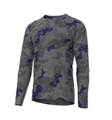 Men's Long Sleeve Camo MTB Mountain Bike Cycling Jersey