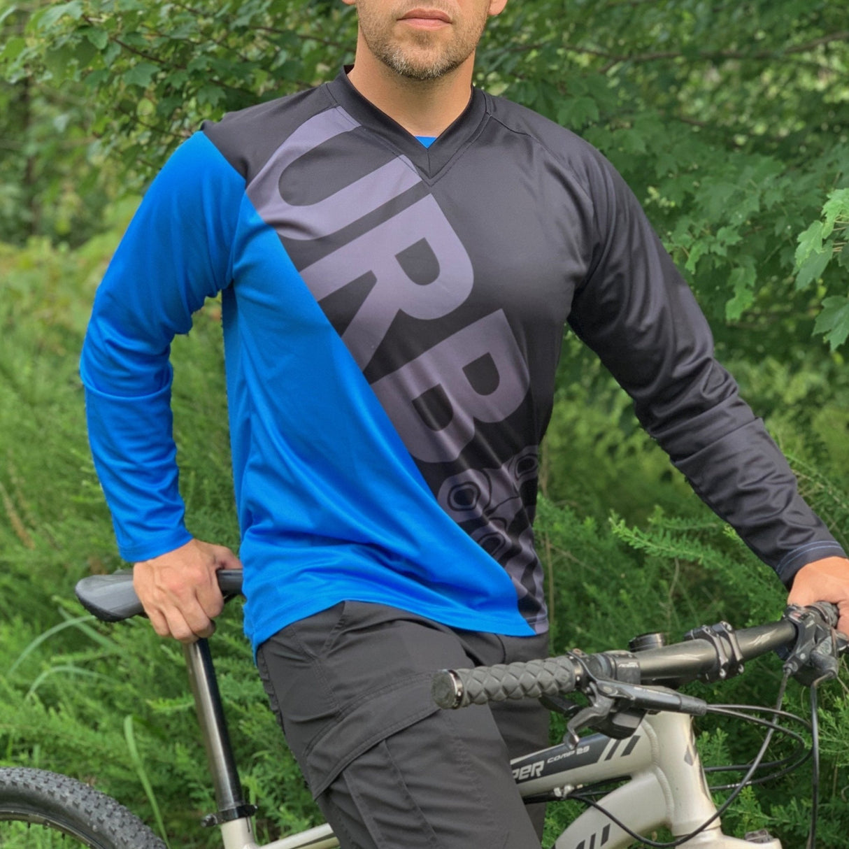 Men's Long Sleeve Trailbuster MTB Cycling Jersey