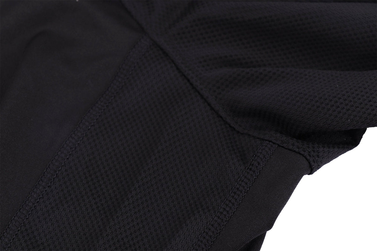 Men's Mesh Base Layer - Black Long Sleeve Cycling Undershirt