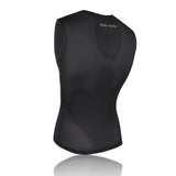 Men's Mesh Base Layer - Black Sleeveless Cycling Undershirt