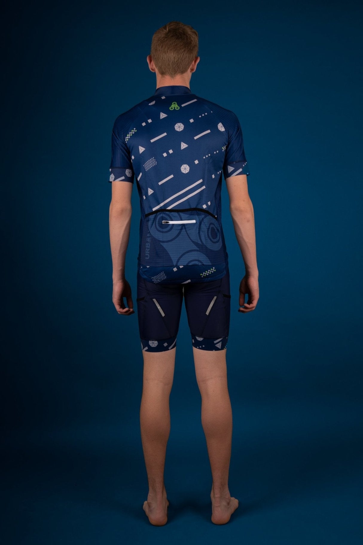 Men's Pro Urban Geo Short Sleeve Jerseys / Bib Shorts