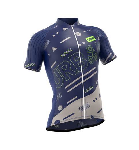 Men's Pro Urban Geo Short Sleeve Jerseys / Bib Shorts