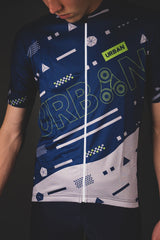 Men's Pro Urban Geo Short Sleeve Jerseys / Bib Shorts