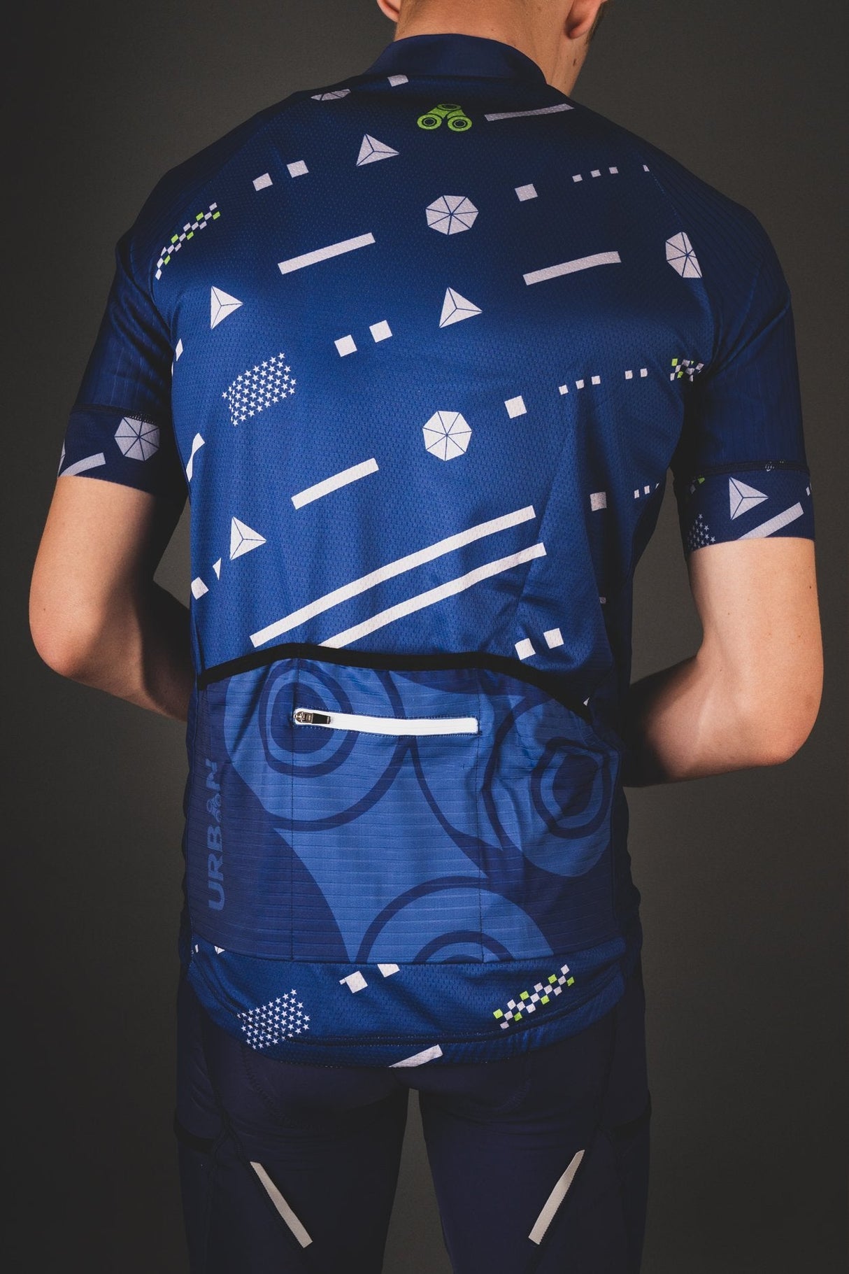 Men's Pro Urban Geo Short Sleeve Jerseys / Bib Shorts