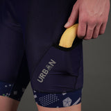 Men's Pro Urban Geo Short Sleeve Jerseys / Bib Shorts