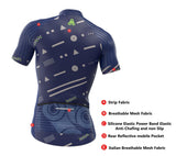Men's Pro Urban Geo Short Sleeve Jerseys / Bib Shorts