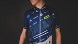 Men's Pro Urban Geo Short Sleeve Jerseys / Bib Shorts