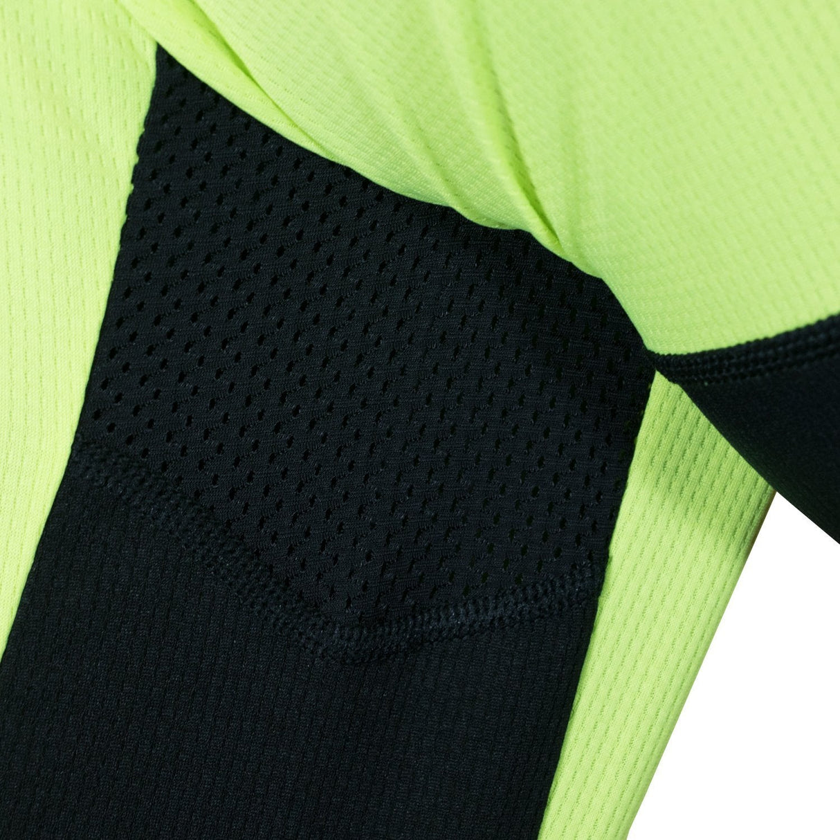 Men's Safety Yellow Short Sleeve Jerseys / Bib Shorts