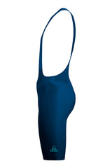 Men's Seamless Peacock Blue Pro Cycling Bib Shorts