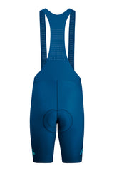 Men's Seamless Peacock Blue Pro Cycling Bib Shorts