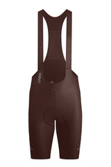 Men's Seamless Brown Pro Cycling Bib Shorts