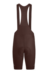 Men's Seamless Brown Pro Cycling Bib Shorts