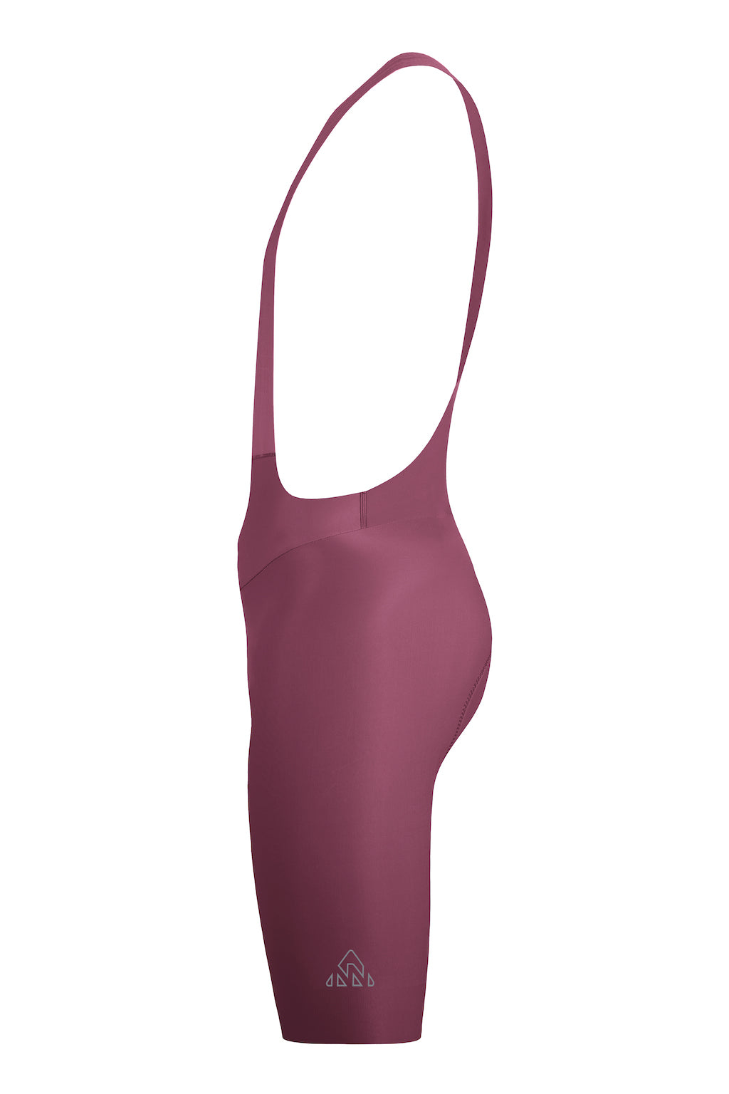 Men's Seamless Burgundy Pro Cycling Bib Shorts