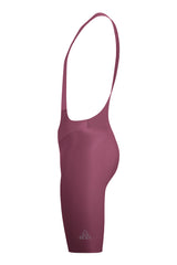 Men's Seamless Burgundy Pro Cycling Bib Shorts