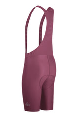 Men's Seamless Burgundy Pro Cycling Bib Shorts
