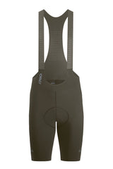 Men's Seamless Olive Green Pro Cycling Bib Shorts