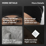 Merino Wool Winter Hat for Men Women