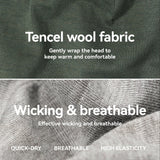 Winter Cap and Face Mask Set Merino Wool Thermal