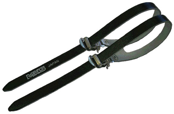 Fit Alpha Spirits Double Toe Straps, Black - Pair