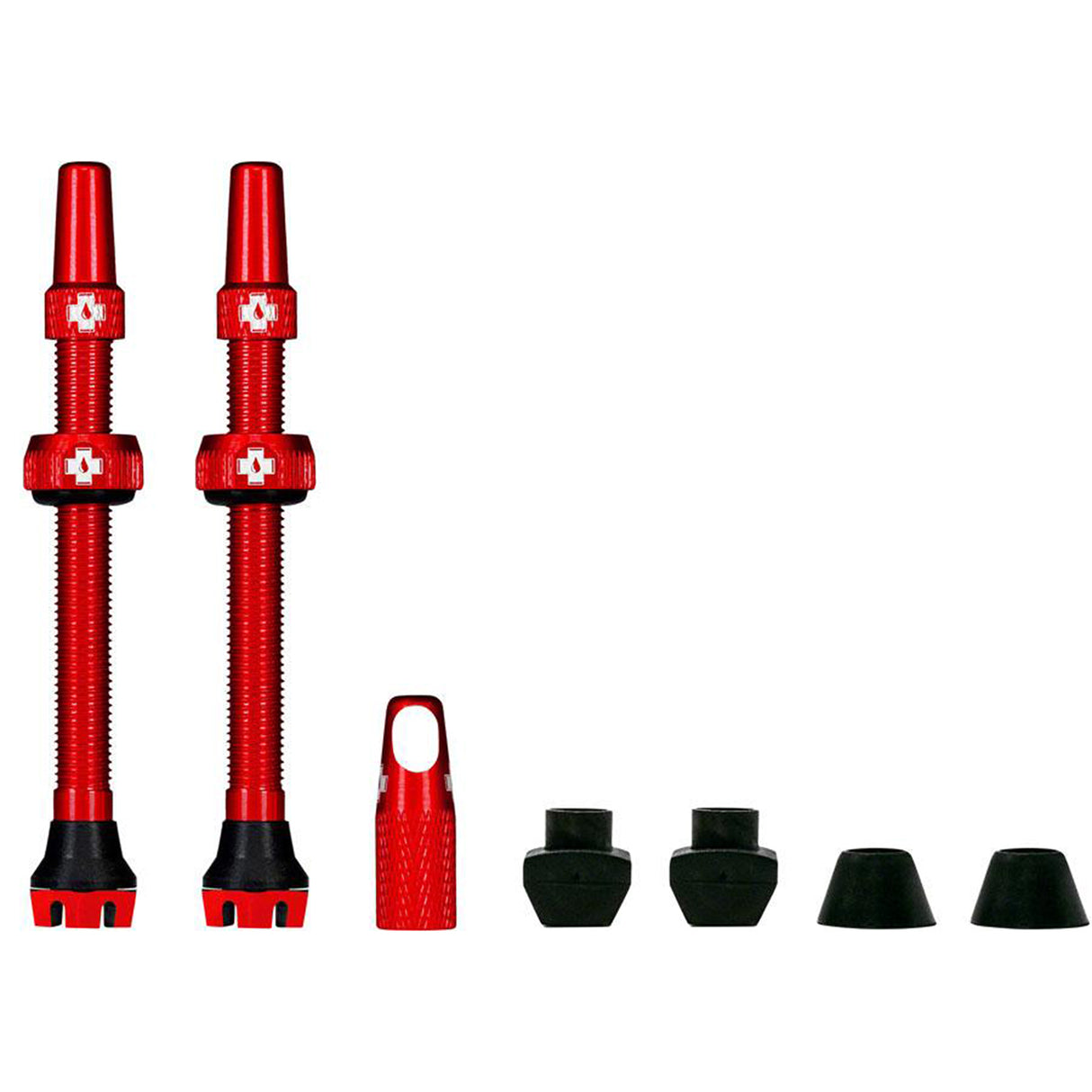 Tubeless Valve, 44mm, Pair - Red V2
