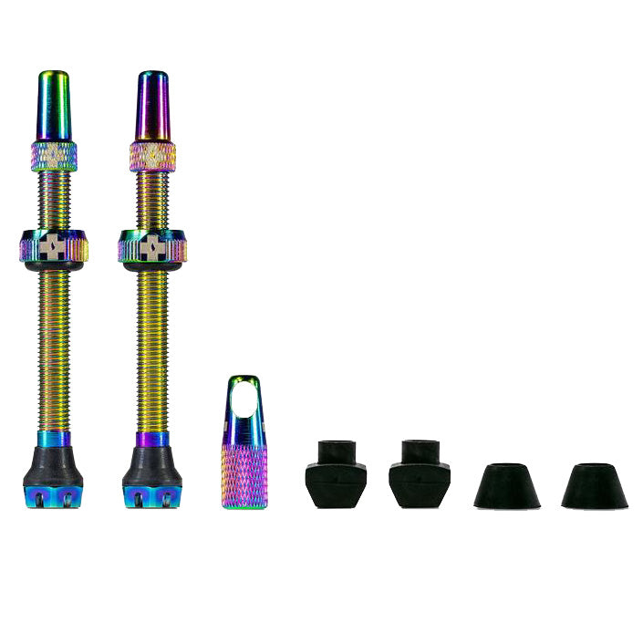 Tubeless Valve, 44mm, Pair - Iridescent V2