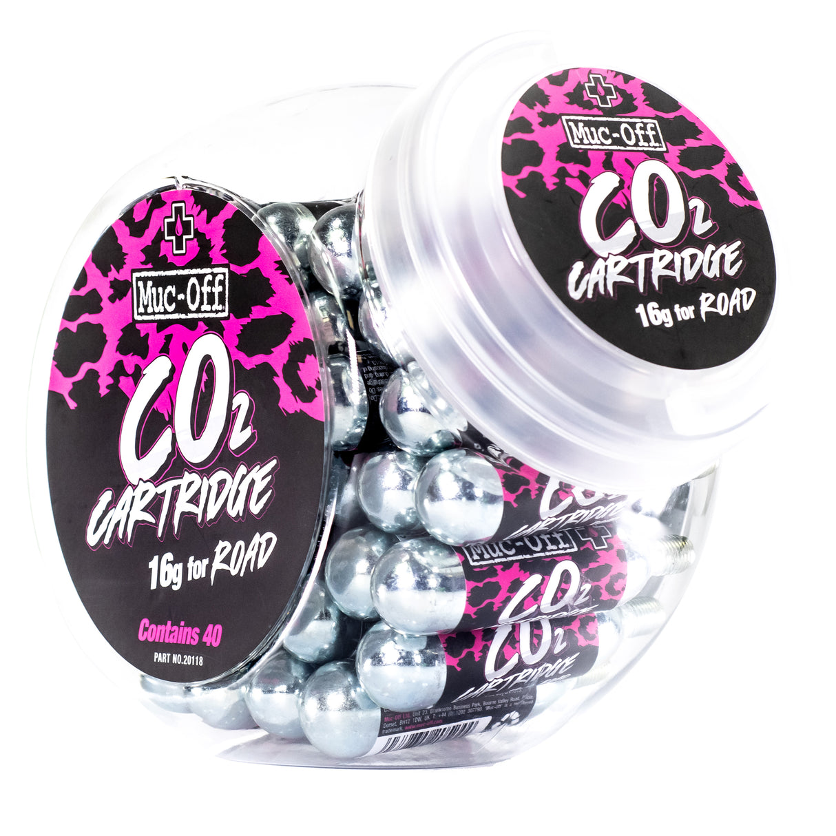 CO2 Cart, 16g Threaded, 40/Count