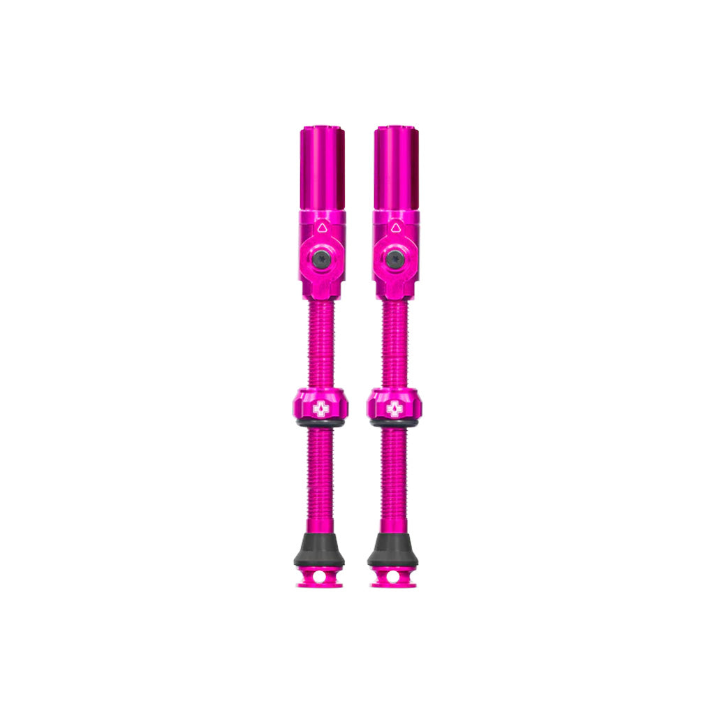 Muc-Off Big Bore Hybrid Tubeless Valve 65mm Pair - Pink