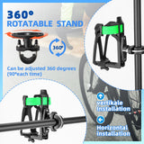 ROCKBROS Adjustable Water Bottle Holder for 2.3-3" Bottles, Bike & Motorcycle Mount