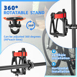 ROCKBROS Adjustable Water Bottle Holder for 2.3-3" Bottles, Bike & Motorcycle Mount