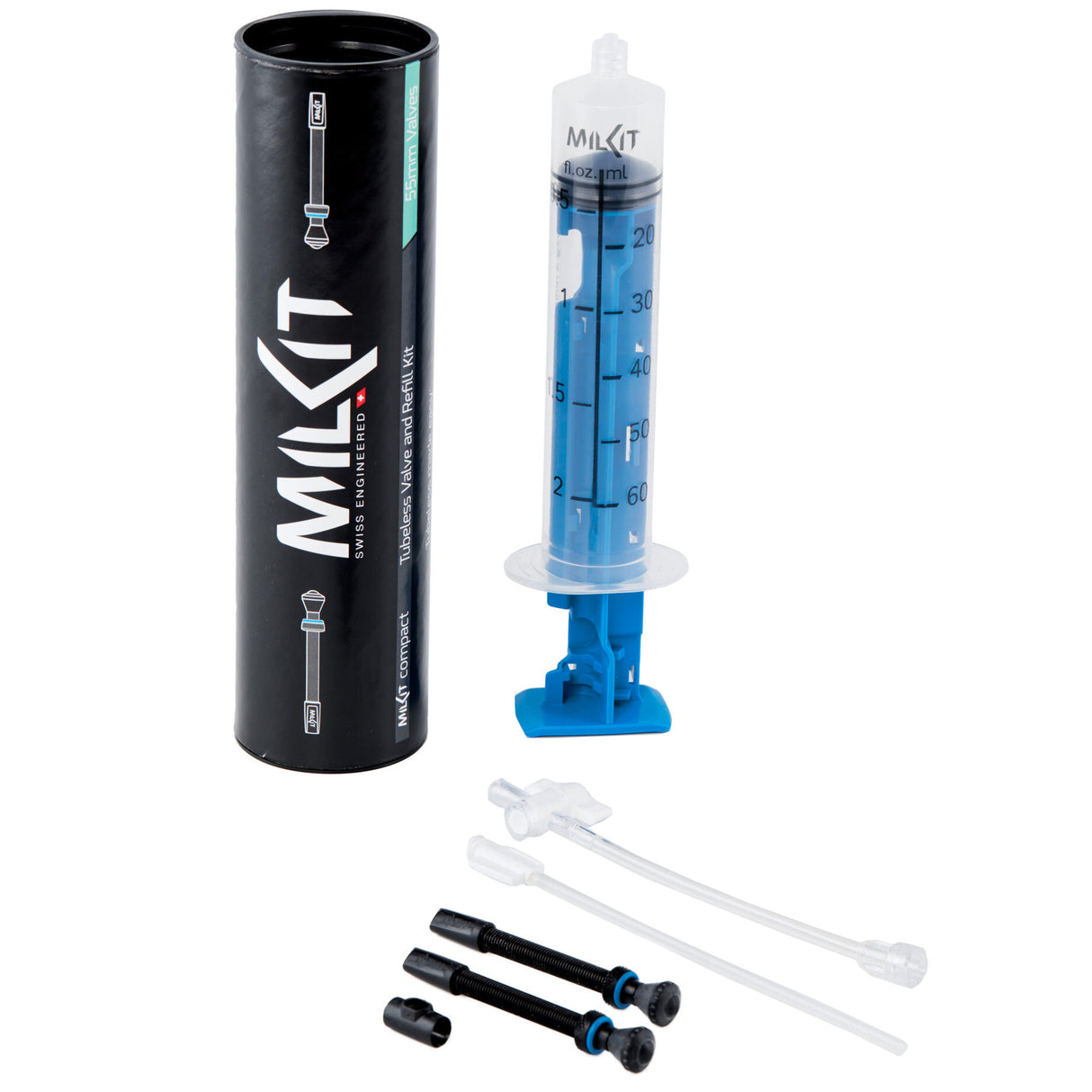 Compact Tubeless Valve and Applicator Kit - 55mm