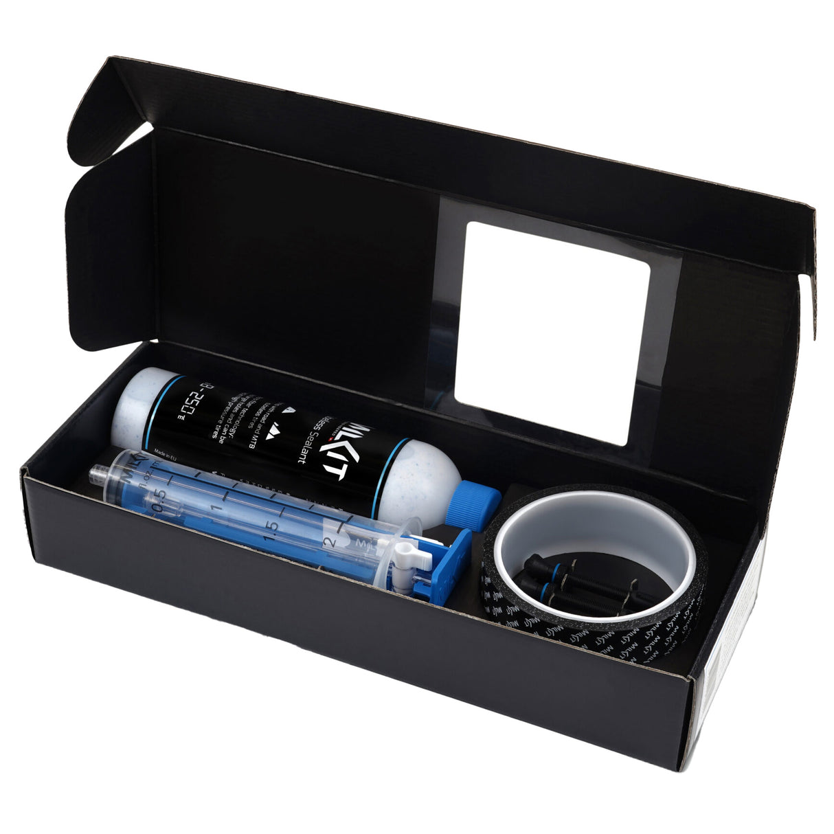 Tubeless Conversion Kit, Stem 45mm, Rim Strip 21mm