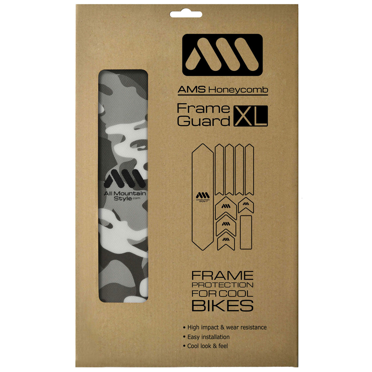 Extra Honeycomb Frame Guard, Clear/Camo