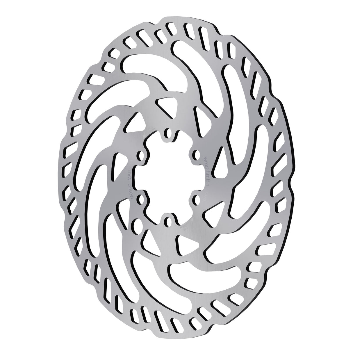 160mm Rotor, 6-Bolt , 2.0mm, MDR-C, Silver